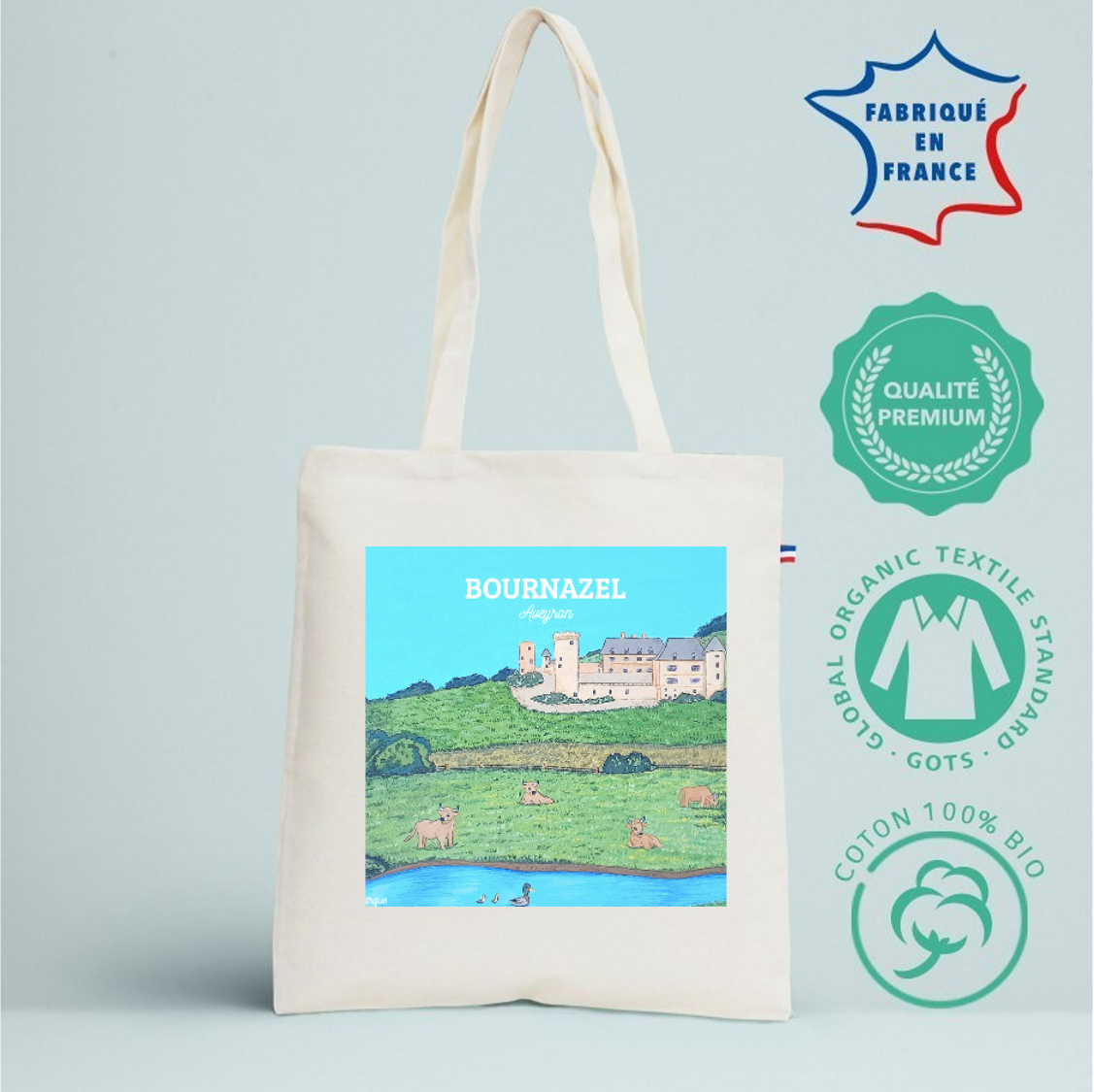 Tote-poche "paysage"