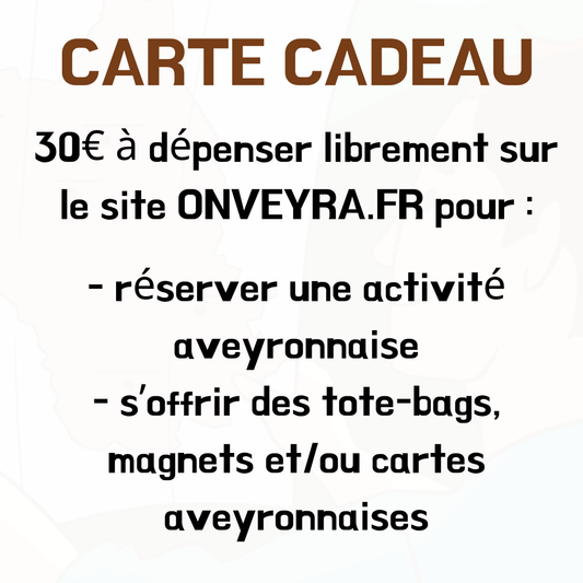 Carte cadeau (30€)